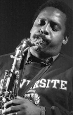 Tenor Sax Player David Murray Performs In The Hague 1986 Old Music Photo