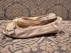 Michael Kors Suede Peep Toe Flats Taupe Size 6 — photo 2