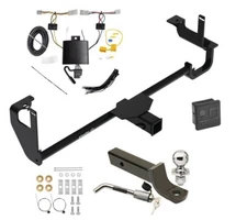 Trailer Tow Hitch For 19-22 Lexus UX250h w/ Plug & Play Wiring Kit 2" Ball  Lock