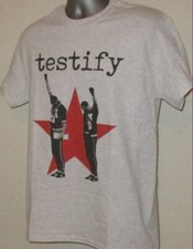 Testify Rage Against The Machine Inspired T Shirt Black Power Salute Music T365