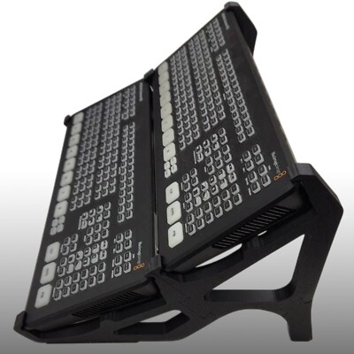 Stand for Two ''BMD ATEM Mini Extreme Series'' units placed vertically