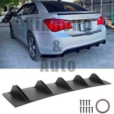 For Chevrolet Cruze Rear Diffuser 10 Fins Bumper Lip Splitter Spoiler Body Kits For Chevrolet Cruze Rear Diffuser 10 Fins Bumper Lip Splitter Spoiler Body Kits