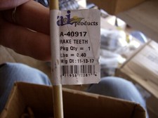 40917  RAKES 256 258 TOOTH LOT OF 6