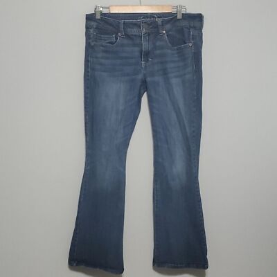 American Eagle jeans women's size 12 blue original boot