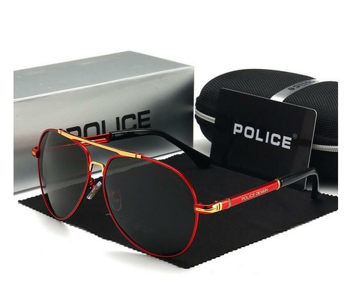 Lunettes de soleil polarisées homme police 4 couleurs avec boîte lunettes de conduite classiques - Photo 1/15