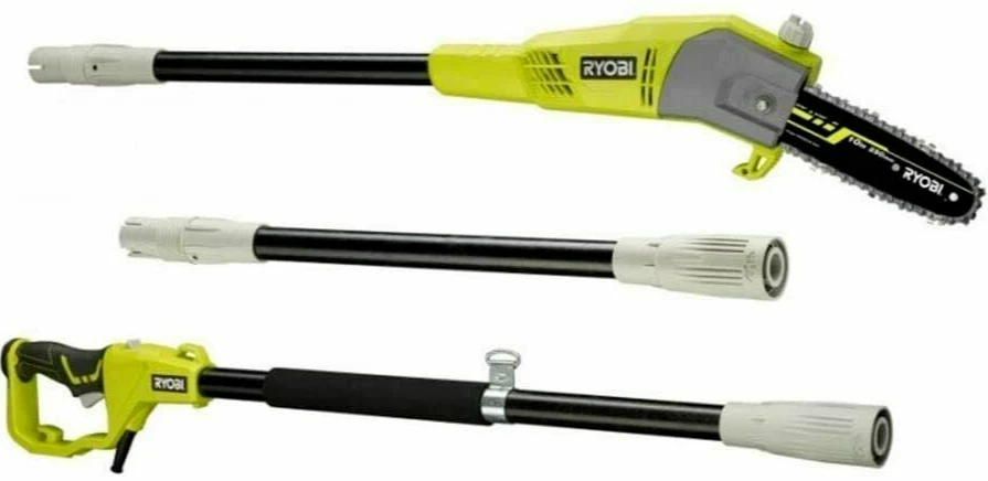 Potatore telescopico elettrico Ryobi asta prolunga regolabile barra 20 cm rami - Immagine 2 di 4