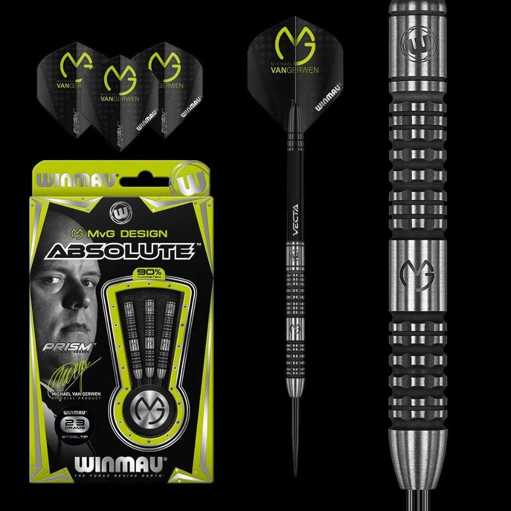 MVG アブソリュート　23g steel WINMAU Michael van Gerwen MVG ABSOLUTE 90% Tungsten 23 Gram