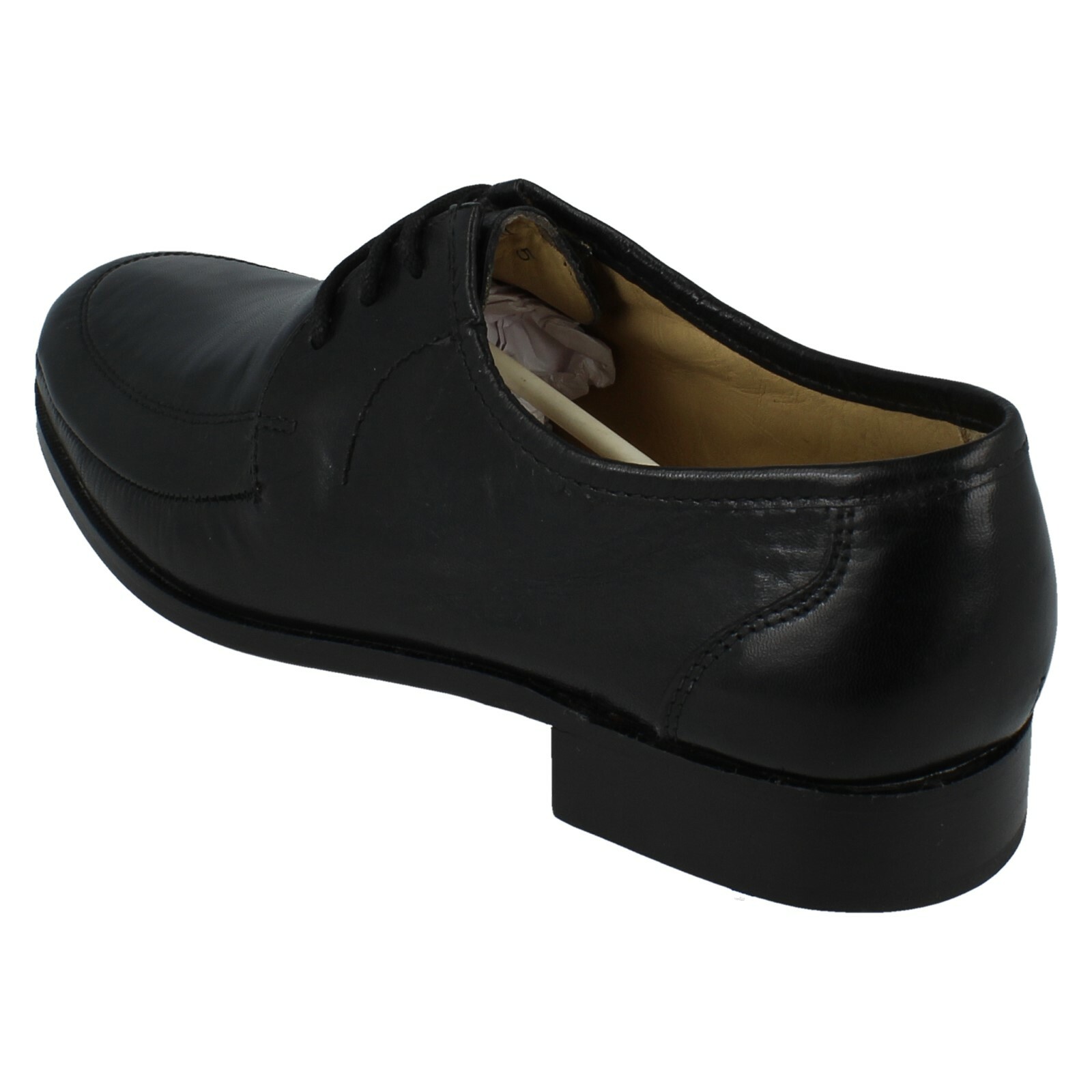 Mens Thomas Blunts Smart Leather Lace Up Shoes Detroit Black UK 5