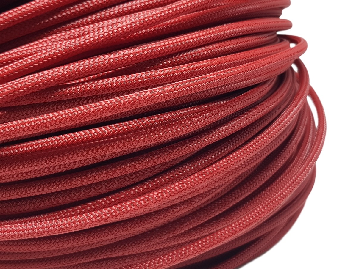 10m Geflechtschlauch Gewebeschlauch Kabelschlauch Kabelschutz 3 6 8 10mm (10mm, Weiß