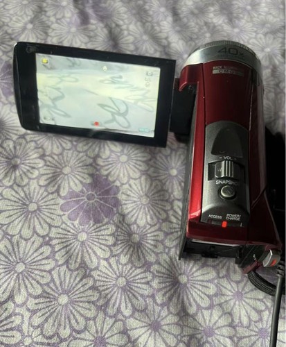 JVC GZ-HM33-R Red Video Camera - Compact High-Quality Camcorder Japanese - Picture 12 of 12