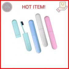Hooqict 4 Pack Toothbrush Travel Case, Portable Breathable Travel Toothbrush
