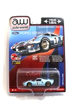Auto World 1/64 1966 Ford GT40 #1 Gulf Blue CP7921 Diecast Car NEW IN PACKAGE