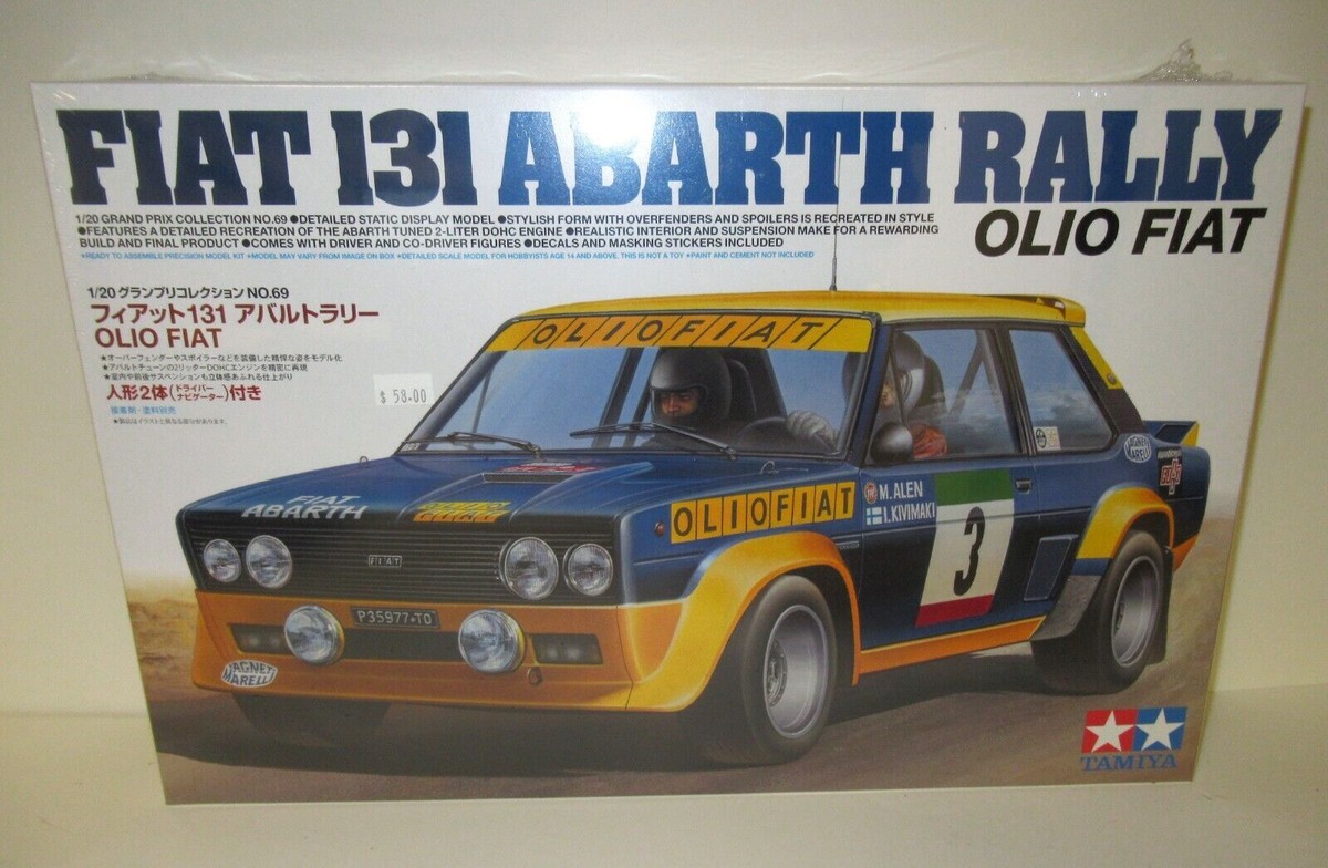 Tamiya 1/20 FIAT 131 Abarth Rally OLIO FIAT #20069 NIB | eBay