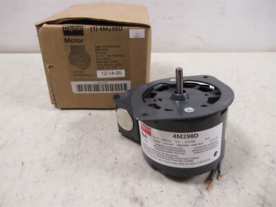 Dayton 4M298D HVAC Motor 3000 RPM 1/125 HP