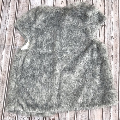 Kate Spade faux fur vest, kids size 12 youth, mint - Picture 4 of 6