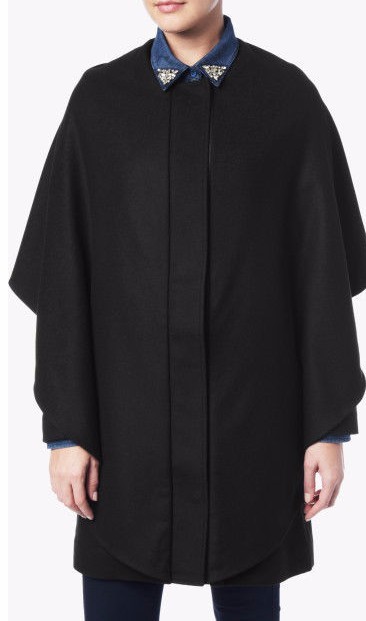 $495 NWT 7 FOR ALL MANKIND SzM LEATHER TRIM DRAPEY SHAWL COLLAR