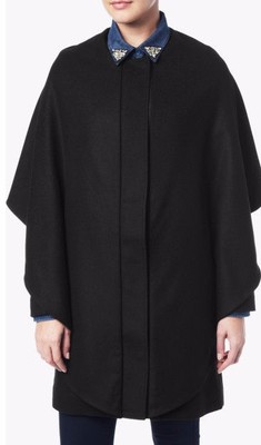 $495 NWT 7 FOR ALL MANKIND SzM LEATHER TRIM DRAPEY SHAWL COLLAR