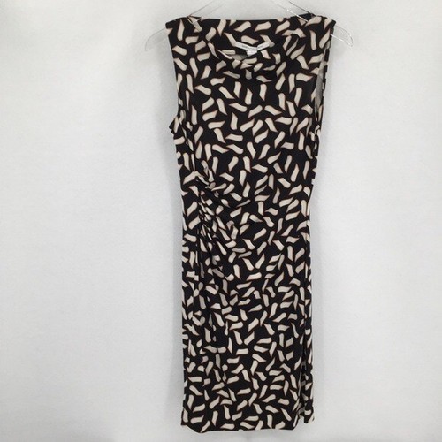 DVF Diane von Furstenberg Glasmary Snake Flutter Warm dust dress tan silk new 4 - Picture 2 of 6