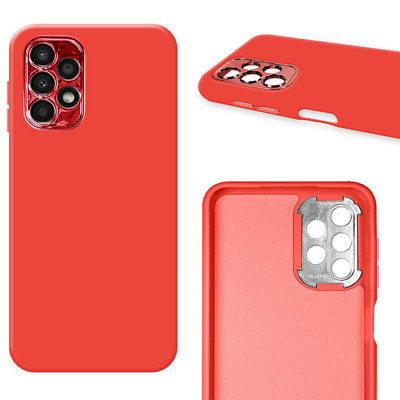 FÜR SAMSUNG GALAXY A53 5G - AMBI Tasche Hülle Back Case Etui Leicht Handy ROT