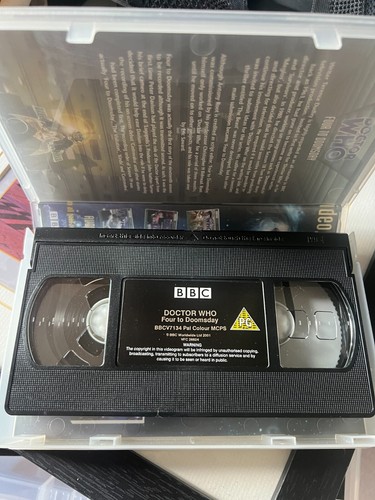 DOCTOR DR WHO BBC VHS VIDEO - FOUR TO DOOMSDAY - Picture 4 of 4