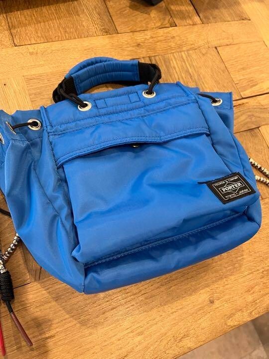 TOGA ARCHIVES × PORTER Collaboration String Bag Shoulder Bag Blue