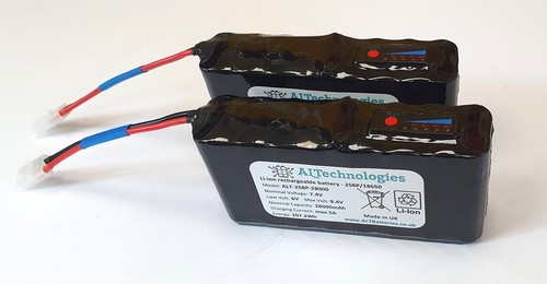 Batteries Lithium Compatible Angling Technics Microcat/ HD Bateau Appât 2pcs Li-ion - Photo 5/15