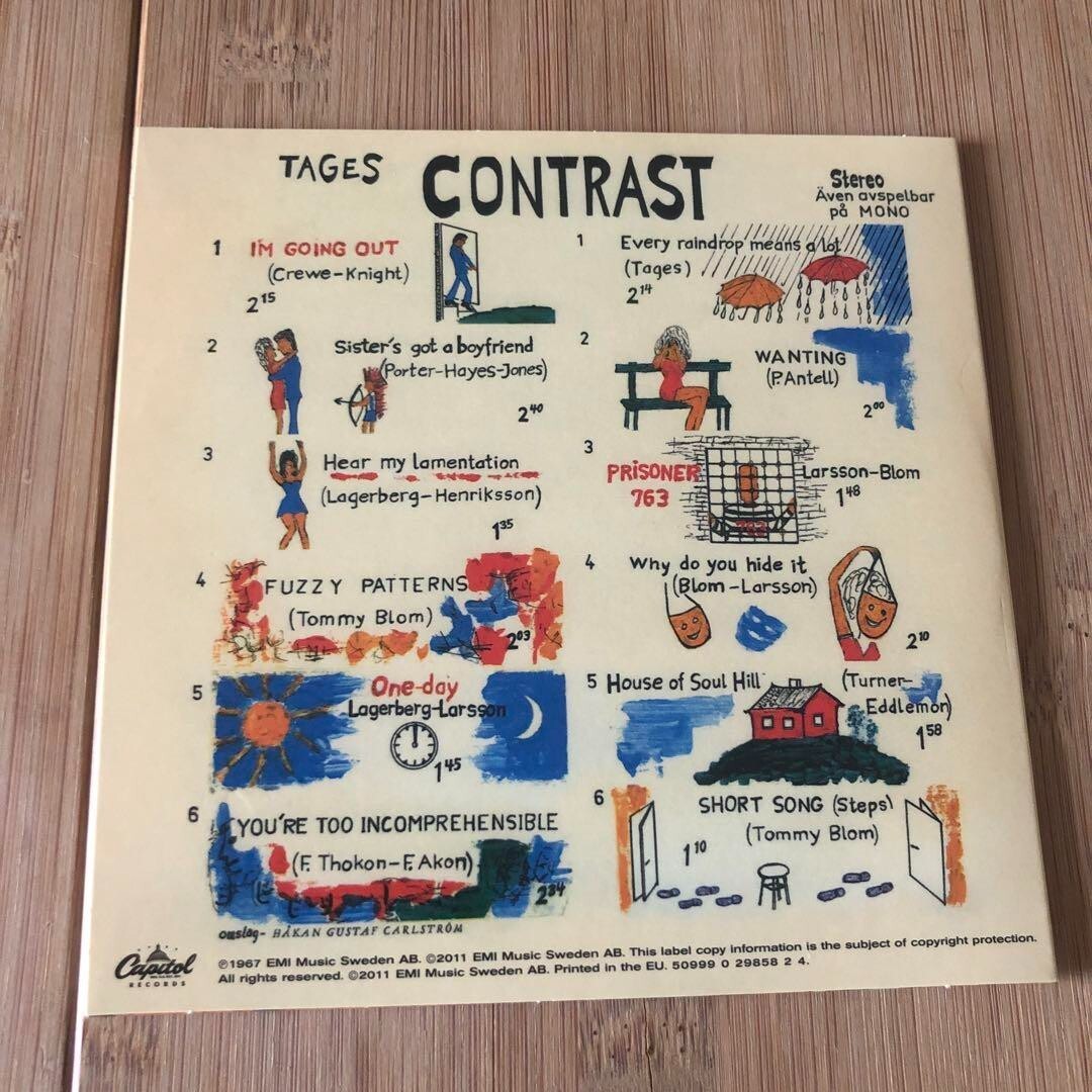 廃盤 Tages 5 CD ORIGINAL ALBUM SERIEN 紙ジャケ Tages CD 5 CD