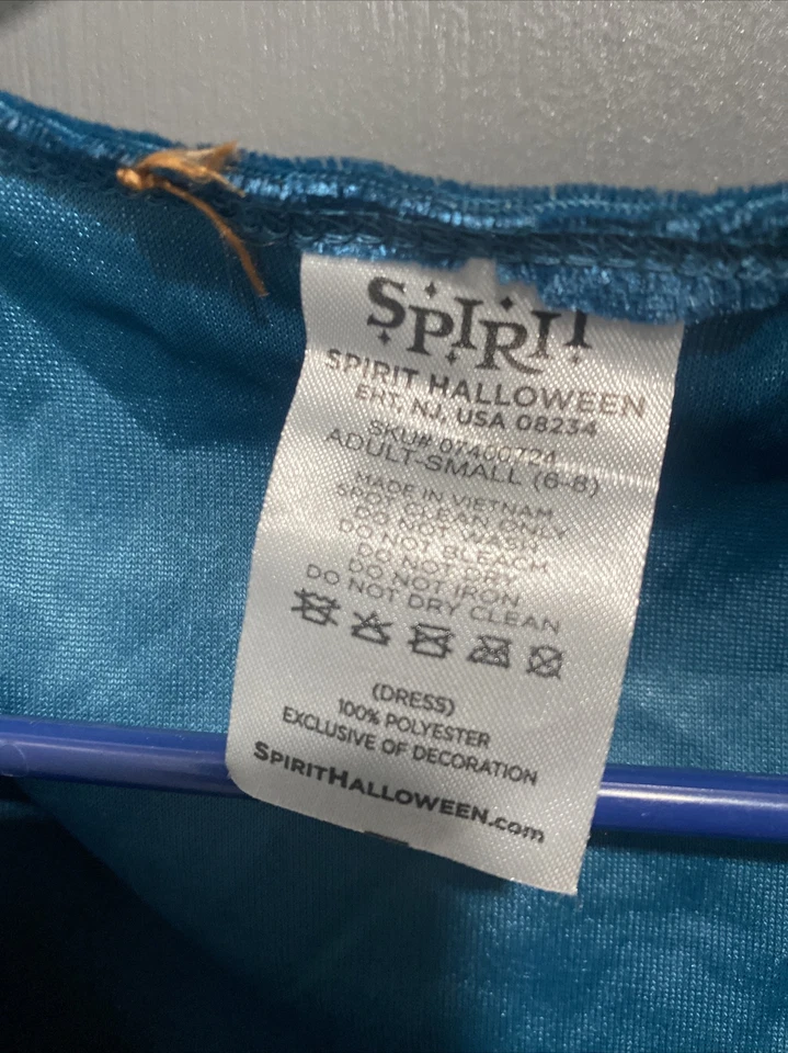 Disfraz Renacimiento Dama Ginebra Talla Pequeña Adulto (Verde azulado) Foto 2 de 4