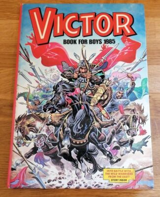 ANNUAL - The Victor Book For Boys Annual 1985 Hardback See Pics FAST POST