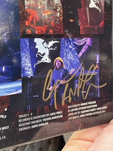 Black Sabbath (2) CD’s.4 Original Bandmitglieder Autogramme. Ozzy,Ward,Iommi,Geez - Bild 4 von 9