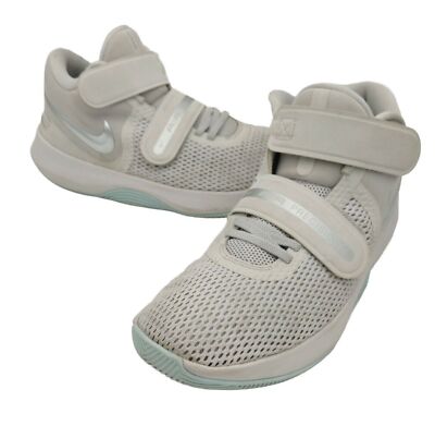 Nike Air Precision II Flyease Basketball Women's Shoes Size 9.5 Vast Gray AJ1934
