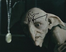 SIMON McBURNEY signed autograph 20x25cm HARRY POTTER in person autograph COA
