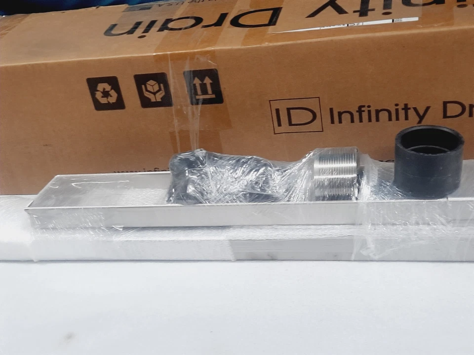 Полный комплект линейного слива Infinity Drain SAS 6536 SS S-AS 65 с клином 2 1/2 дюйма W - Изображение 2 из 4