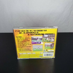 NFL 2K (Sega Dreamcast, 1999)  Complete in Box, Tested, EUC