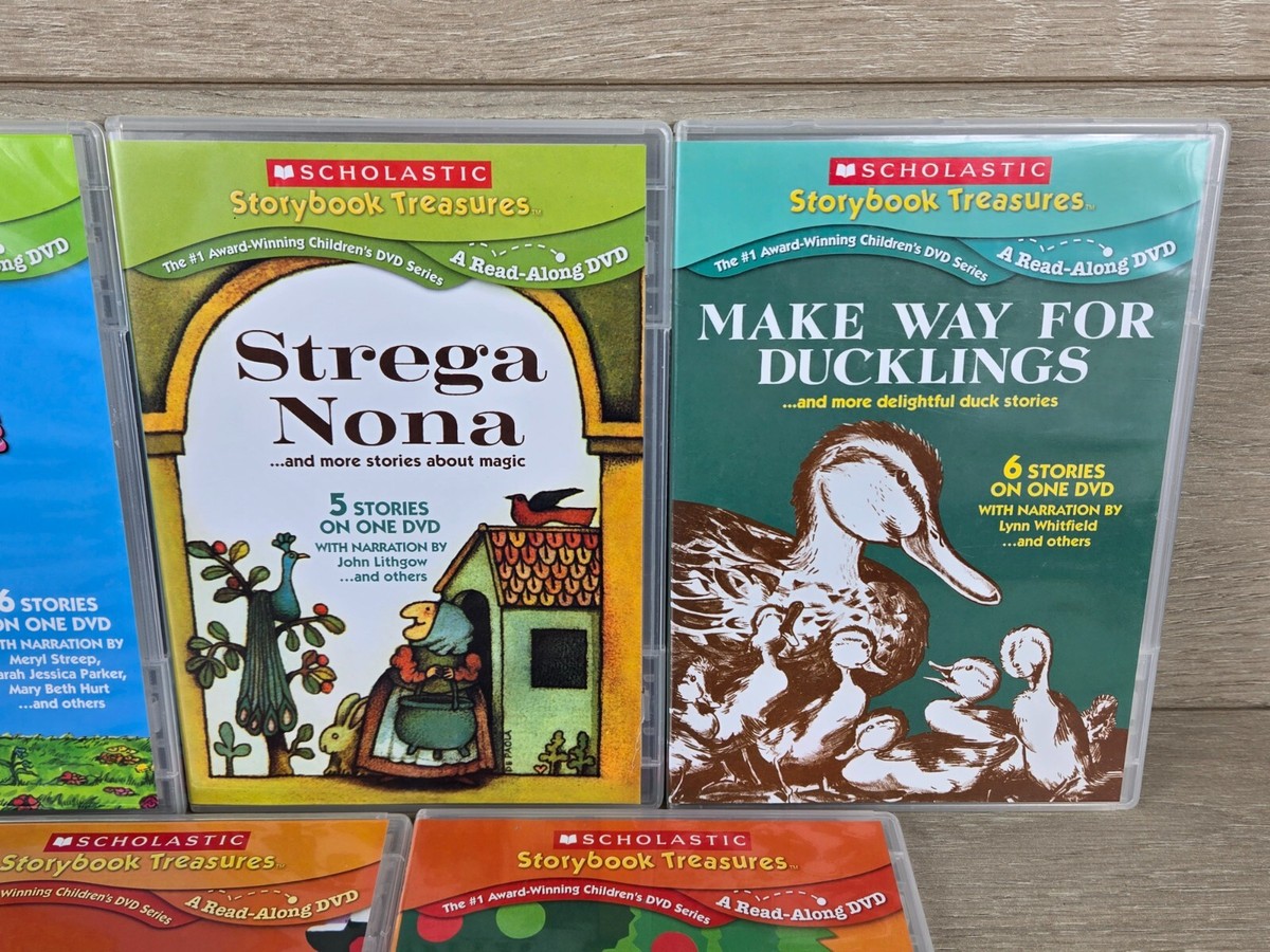 10)- Scholastic Video Collection Storybook Treasures READ-ALONG