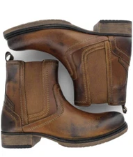 Men's Roan leather boots Torrey Tan Burnished 