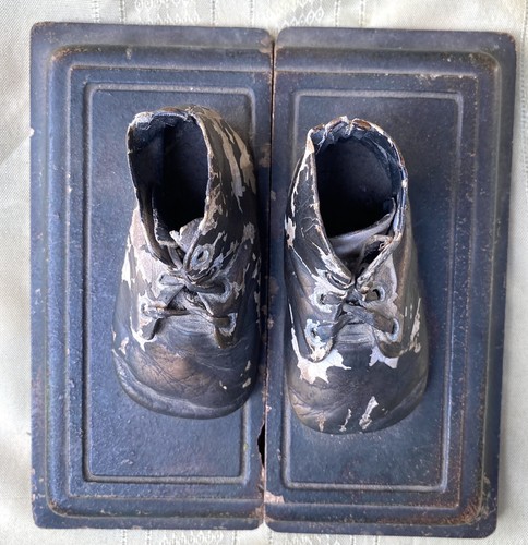 Antique Cardboard  Baby Shoes , Book End Display#DB - Picture 13 of 15