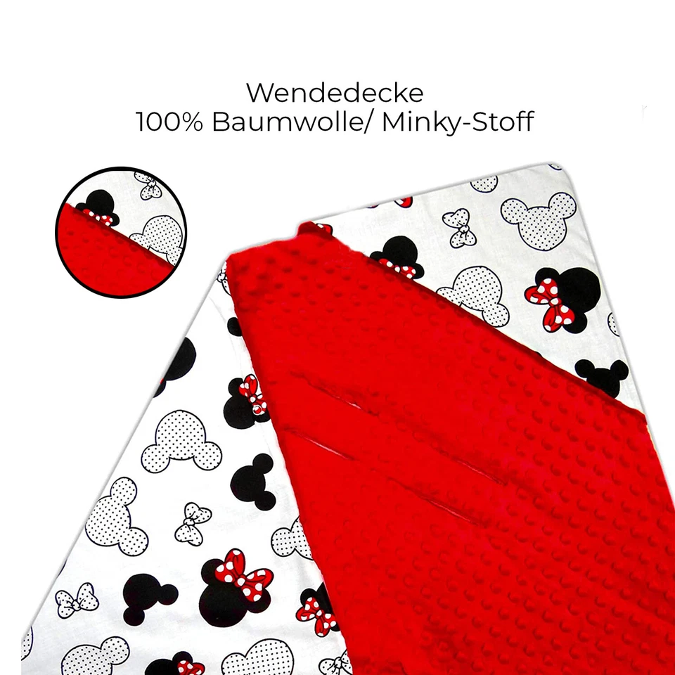 Universale Einschlagdecke Fußsack für Babyschale Autokindersitz Buggy 90x90 cm - Bild 4 von 4