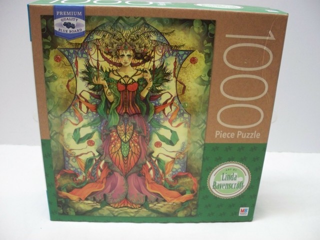Jigsaw Puzzle 1000 PC MB Linda Ravenscroft True Colors Fantasy Angel ...