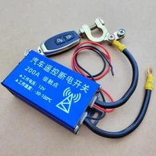 Car Battery Isolator Disconnect Kill Cut Off Master Switch Control Single Remote