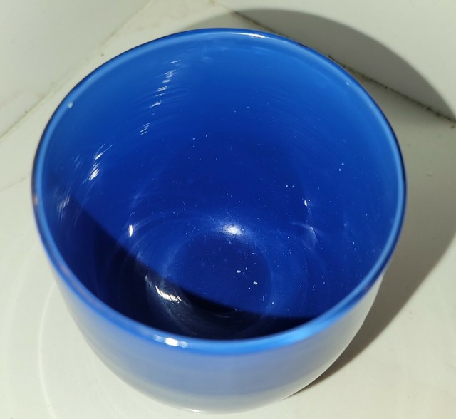 Glassybaby BLUE BIRD 0340 Art Glass Votive Candle Holder & tea light w