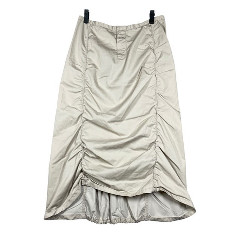 FABIANA FILIPPI Long Skirt, XXS, Cotton, IDG, Solid Color