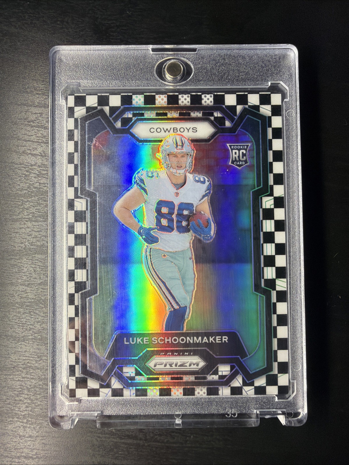 2023 Panini Prizm - Rookies Luke Schoonmaker #325 Black & White Checker  (RC)
