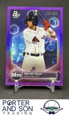 Marcelo Mayer Precious Elements Purple /250 2022 Bowman Platinum #PE-9 Red Sox