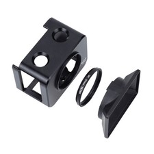 Metal Protective Cage+37mm UV Filter Lens+Sunshade Hood For Sony RX0 II Camera