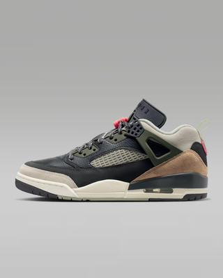 Jordan Spizike Low Herrenschuhe in Anthracite/Light Wild Mango/Cargo Khaki