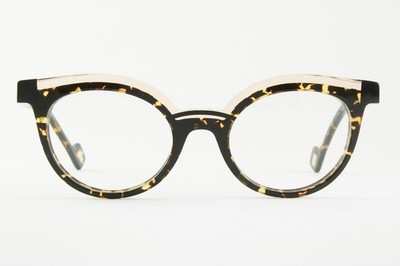 Authentic Anne et Valentin INTERVALLE 9C18 47mm Tortoise Amber Glasses France