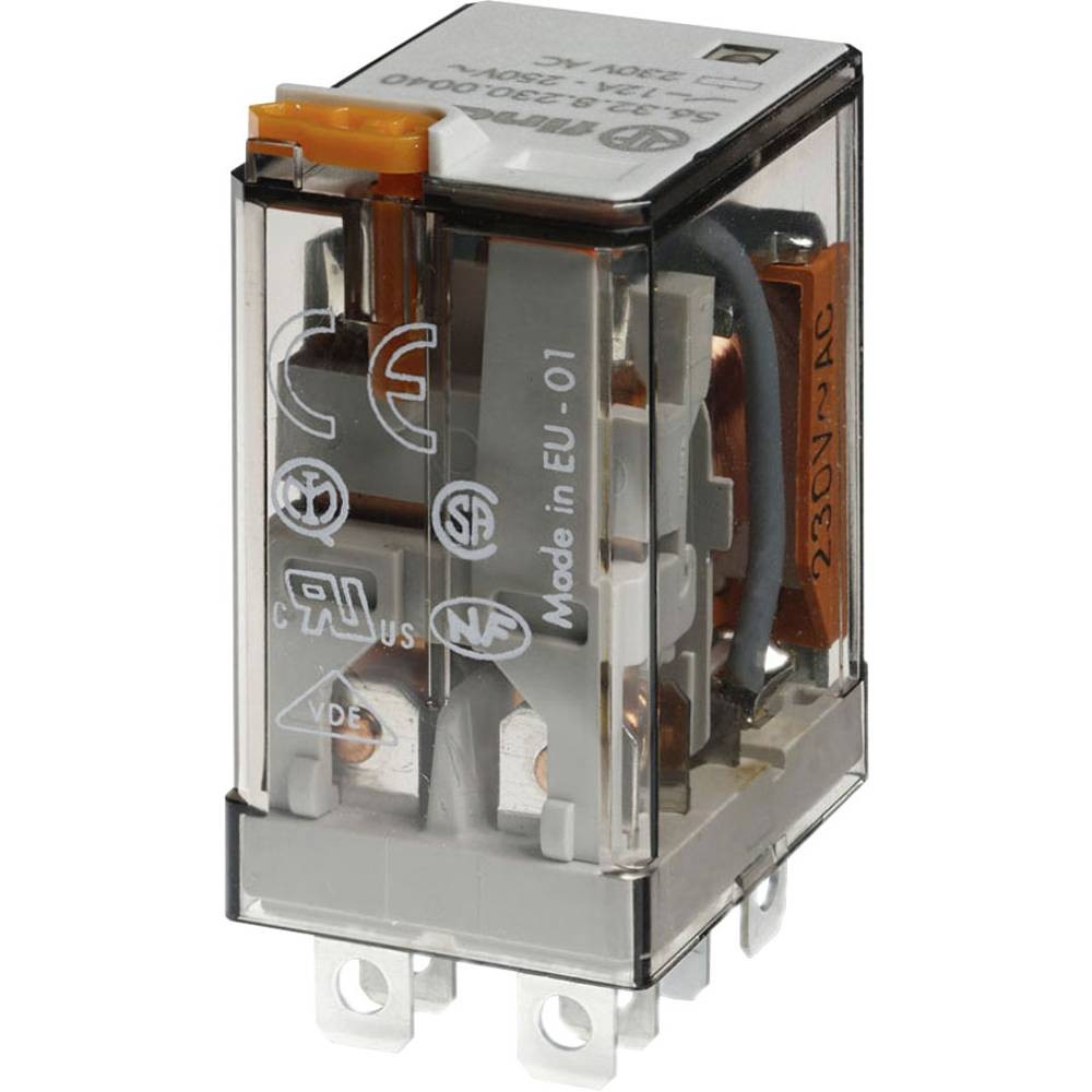 Relais 230V AC Finder 56.32 inverseur 12A commutateur pour automatisme