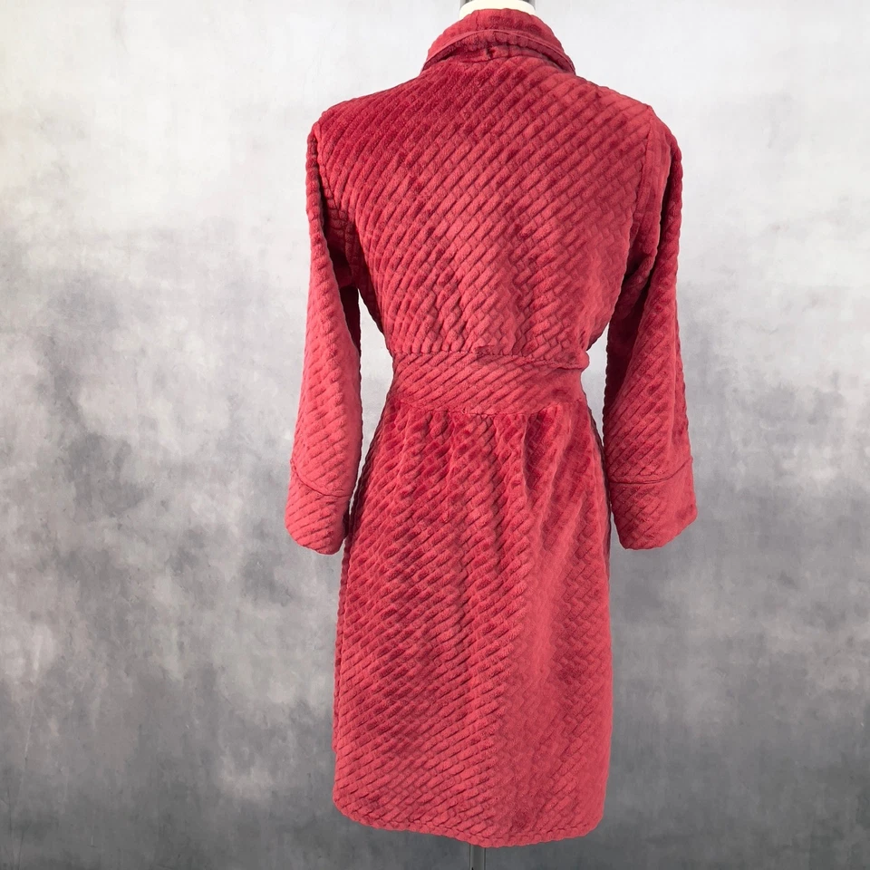 Soft Surroundings Women Robe Medium Cozy Plush Lounge Sleepwear Loungewear - Image 4 of 4