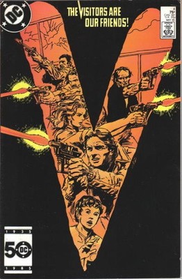 V Sci-Fi TV Series Comic Book #4 DC Comics 1985 VERY HIGH GRADE NEW UNREAD